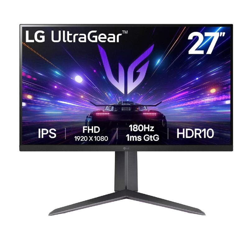 LG - Monitor Gamer LG 27GS65F 27 FHD IPS 180Hz 1ms UltraGear