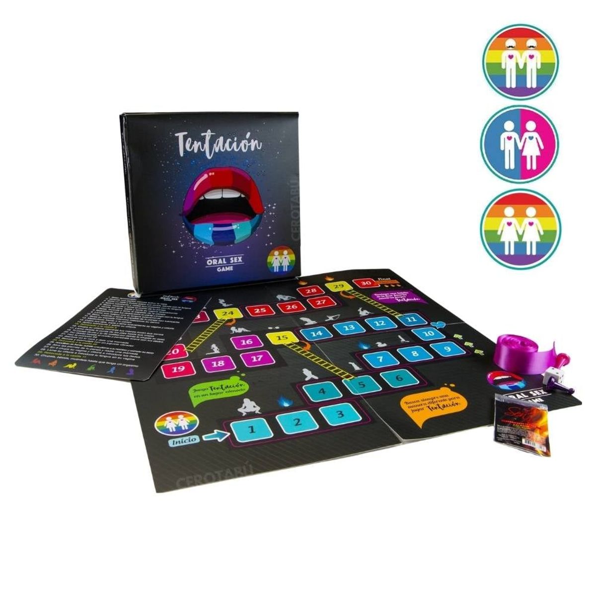 EROTIC - Juego De Mesa Erotico Tentacion Para Parejas Sex Oral Hetero