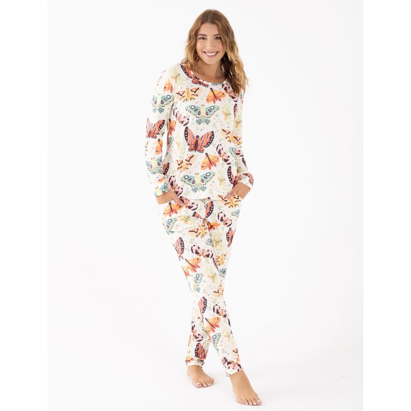 COPO DE NIEVE - Conjunto Pijama Buzo Mariposas