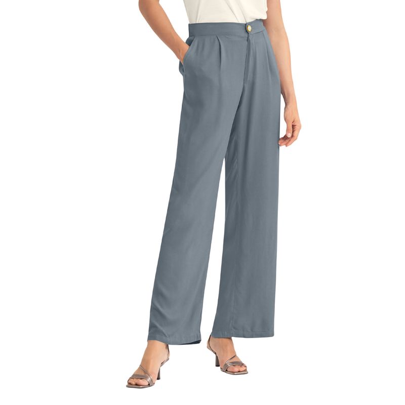LEONISA - Leonisa Pantalón bota recta con bolsillos laterales