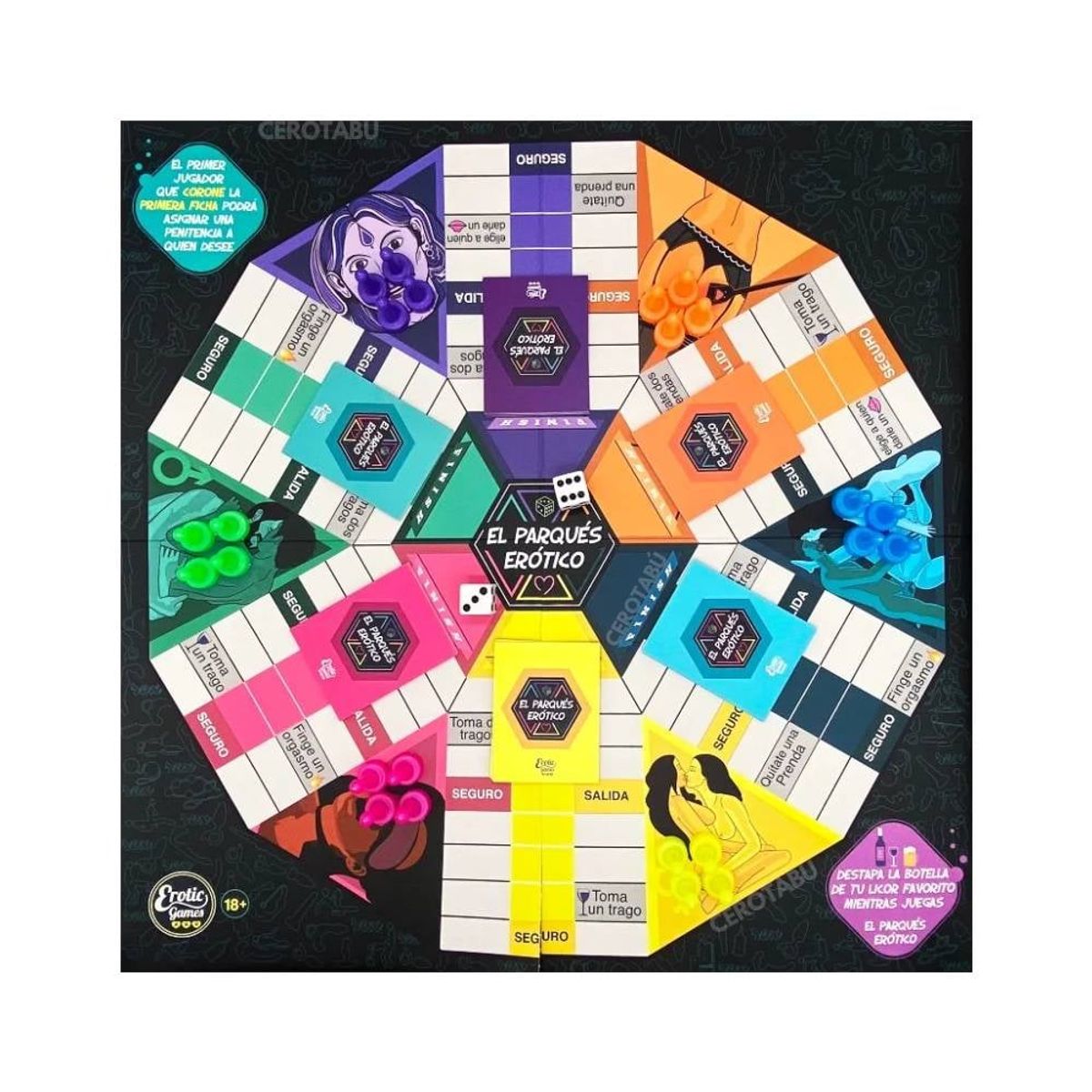 EROTIC - Juego De Mesa Erótico Para Adultos Parques Sexual