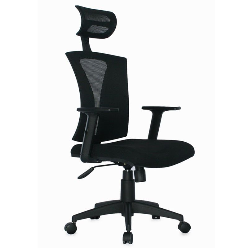 GENERICO - Silla De Oficina Praga Ergonómico Graduable Color Negro