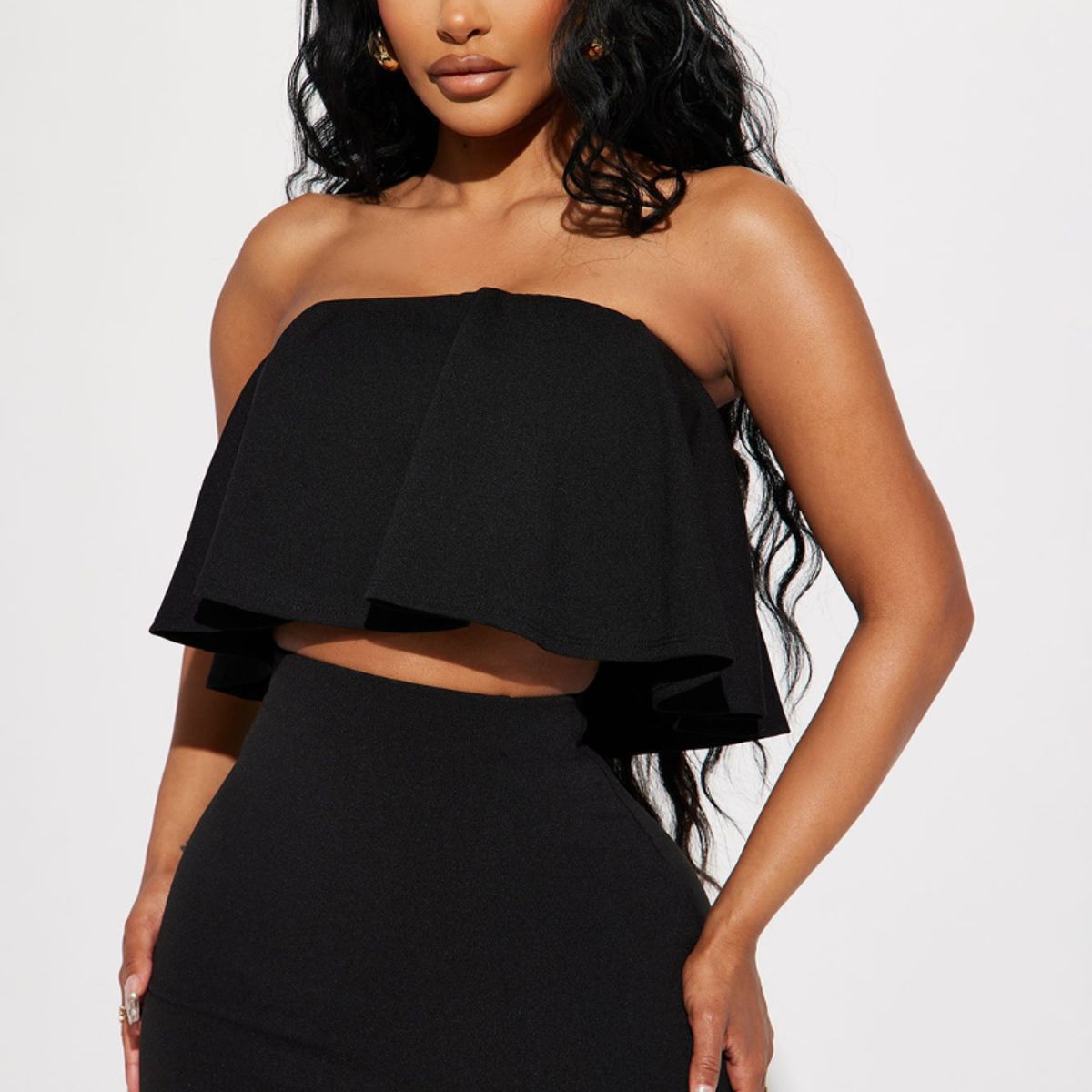 NEGRELI - CONJUNTO CASUAL TOP Y FALDA REF-3053