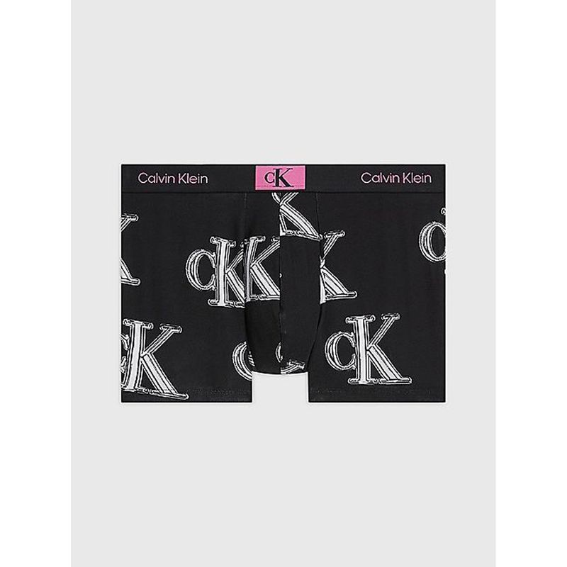 CALVIN KLEIN - Bóxer negro estampado - CK96 Calvin Klein