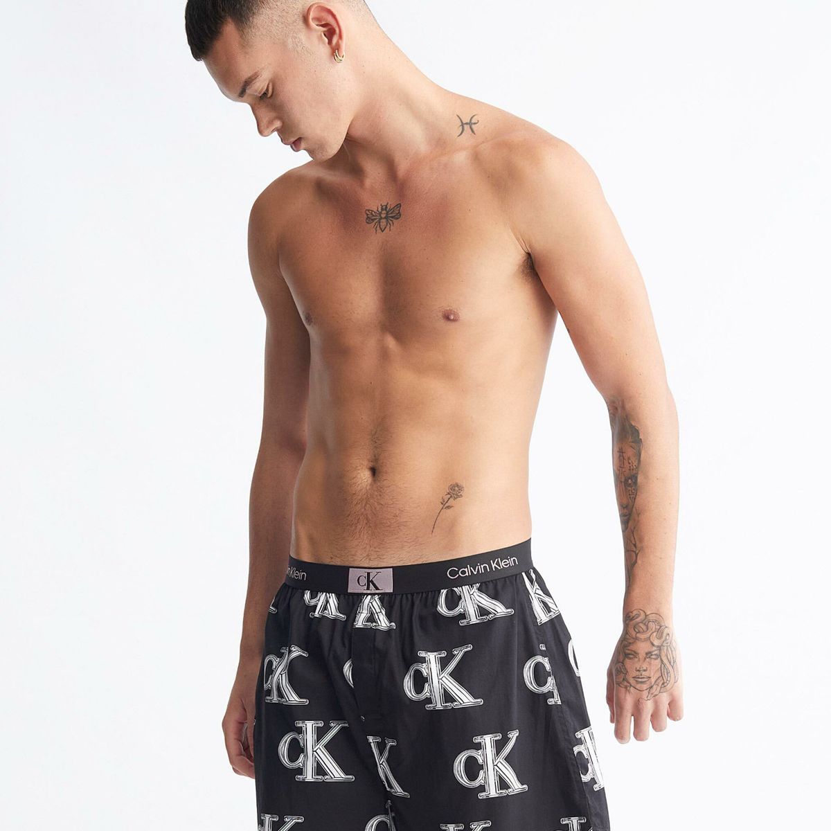 CALVIN KLEIN - Bóxer negro con estampado - CK96 Calvin Klein