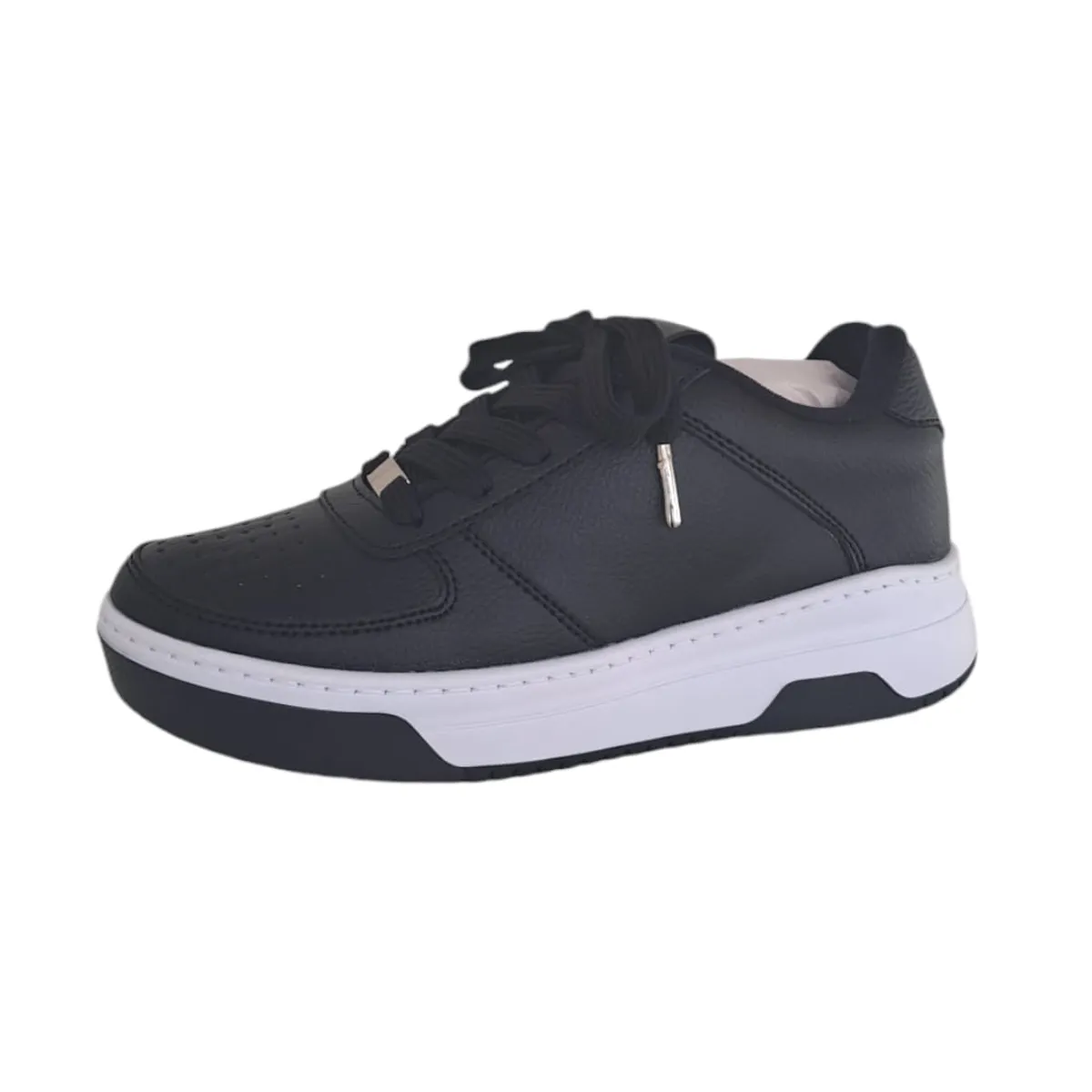 EVEGONZ - Zapatos Urbanos Cómodos Tenis Negro Dama