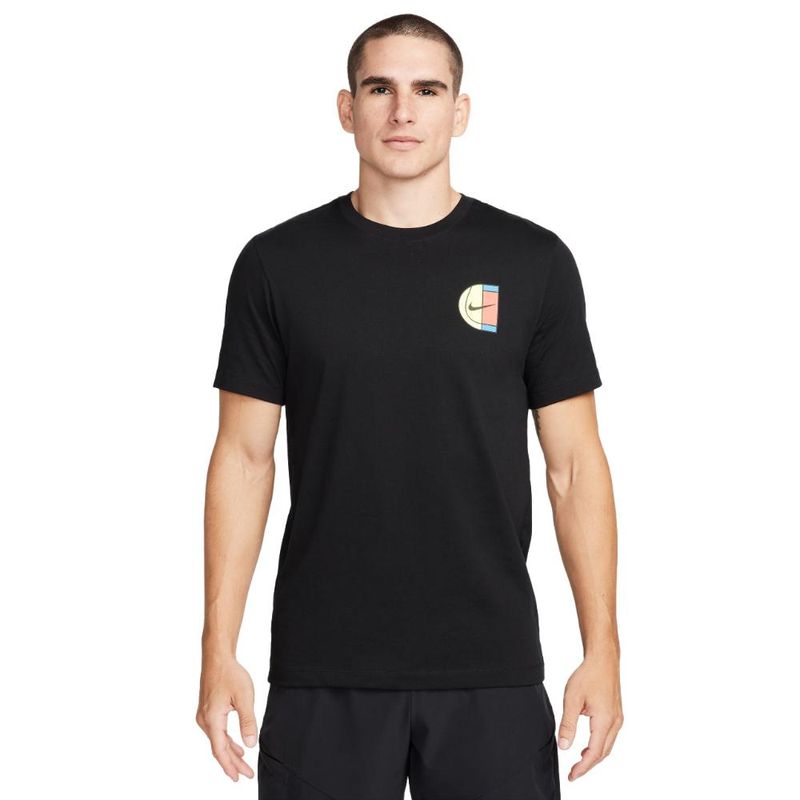 NIKE - Camiseta Nike Court Open-Negro