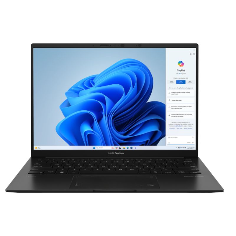 ASUS - Portatil Asus Zenbook Oled 14 Amd Ryzen 7 8840hs IA  Ram 16gb Ddr5 Ssd 1tb Win 11
