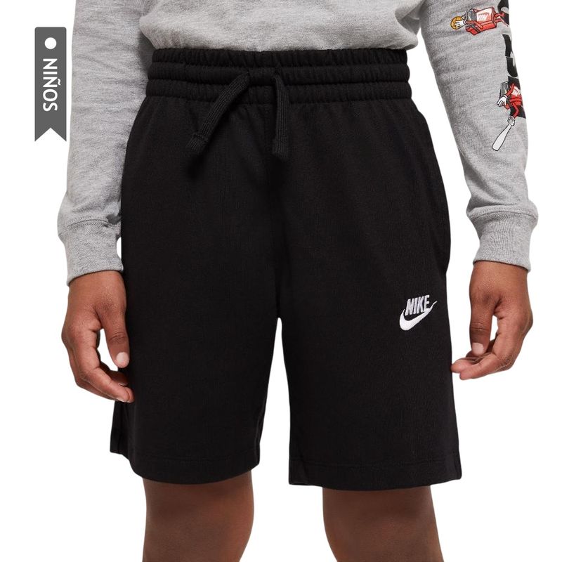 NIKE - Pantaloneta Nike Jersey Niño-Negro