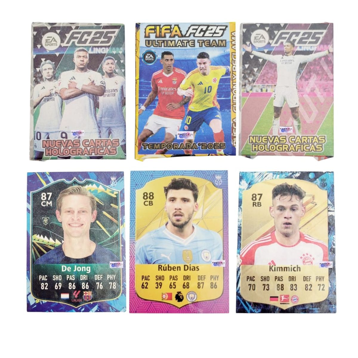 GENERICO - 150 Cartas Fútbol FC25 EA Sports Coleccionables
