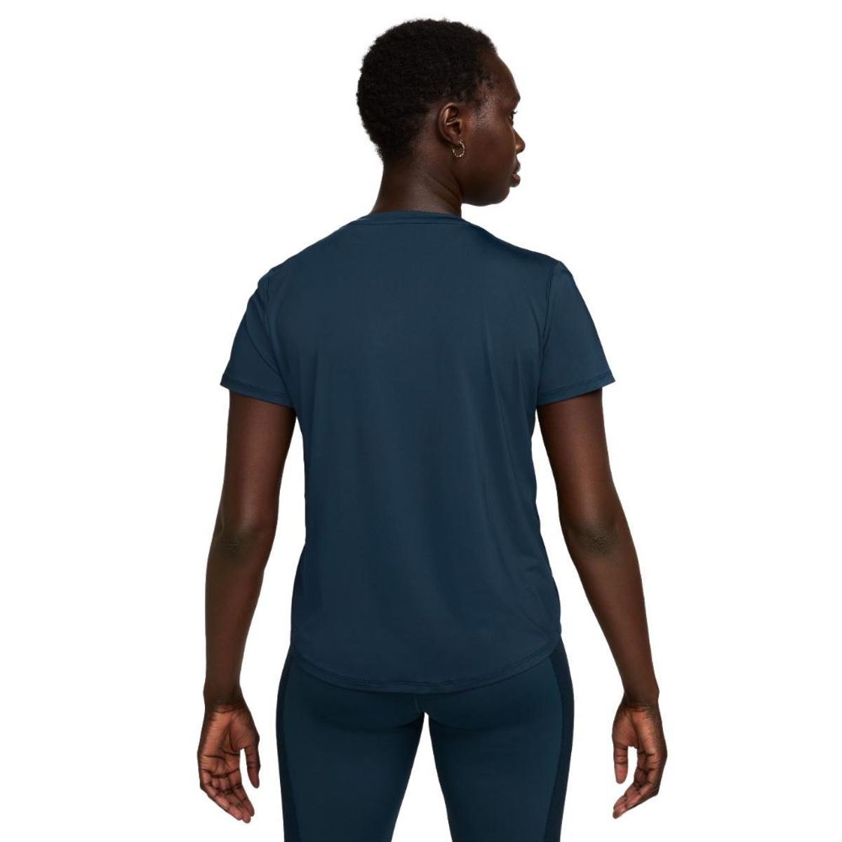 NIKE - Camiseta Nike Uno Clásico Mujer-Azul Navy