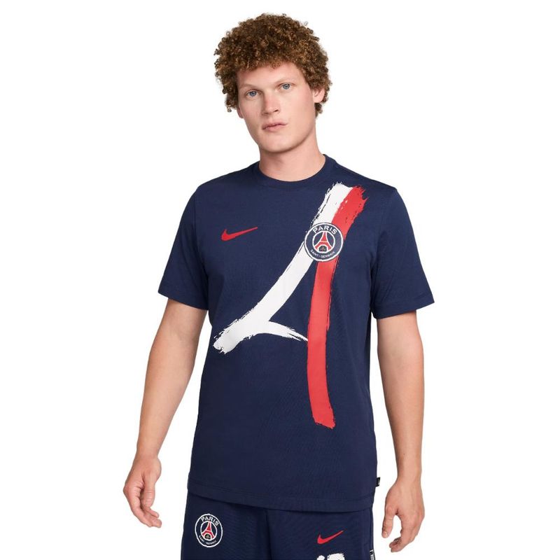 NIKE - Camiseta Nike París Saint-Germain Visita-Azul