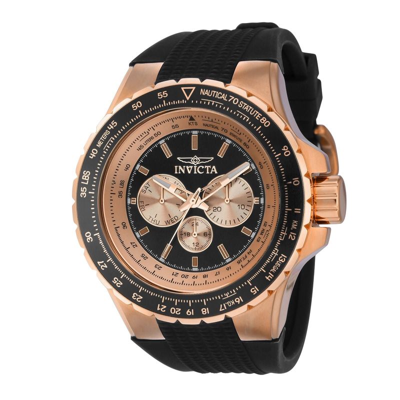 INVICTA - Reloj Invicta Aviator Hombre Inv39265 Color Oro Rosa