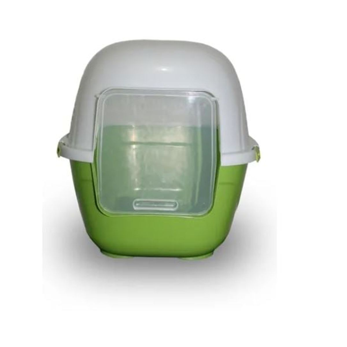 HALLY PET - Baño arenero grande para gatos sin filtro mas pala Verde