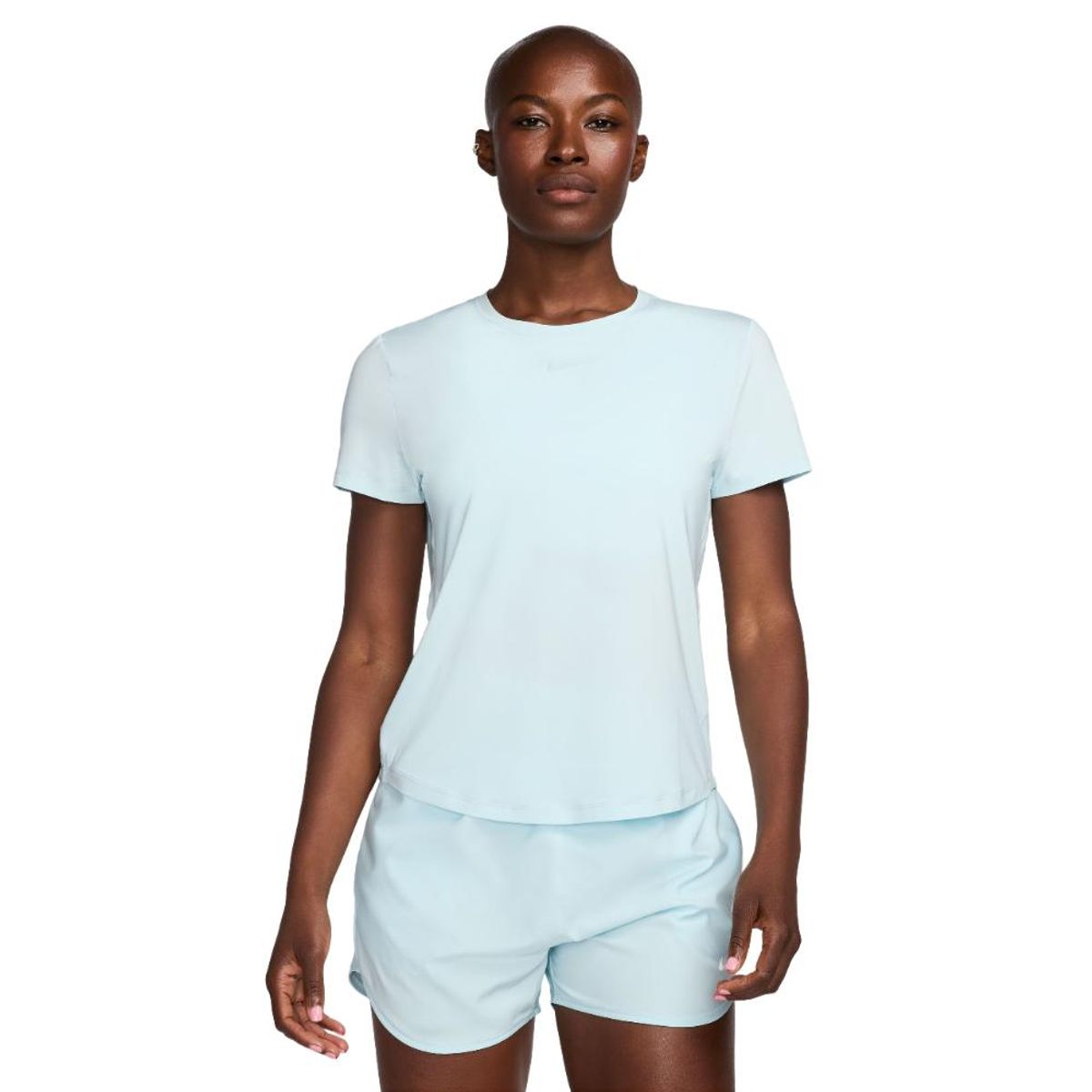 NIKE - Camiseta Nike Uno Clásico Mujer-Celeste
