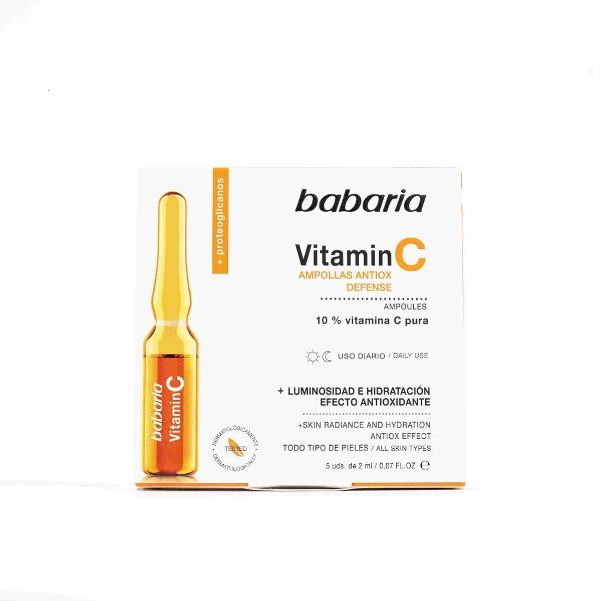 BABARIA - Ampolleta Babaria Vitamina C X 2ml X 5Und