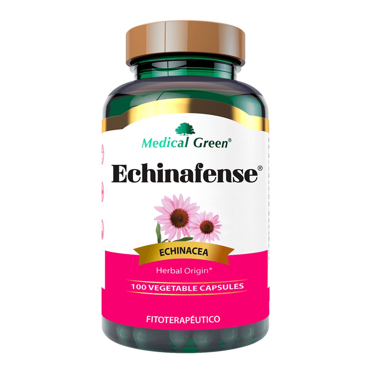 MEDICAL GREEN - Echinafense Medical Green X 100 Capsulas