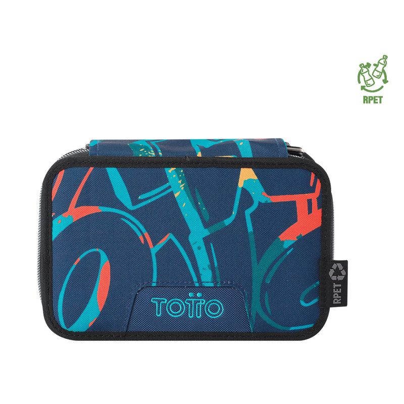 TOTTO - Cartuchera Hombre Pluma Azul