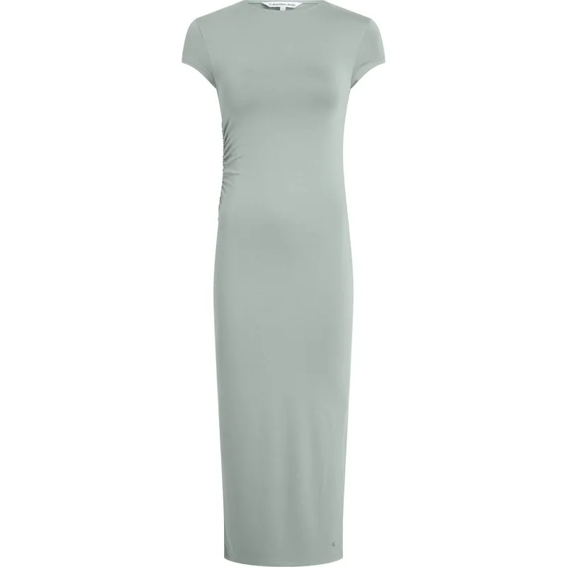CALVIN KLEIN - Vestido Verde con detalle de modal Calvin Klein