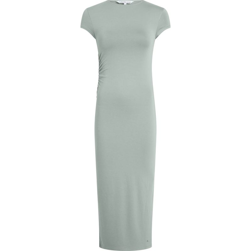 CALVIN KLEIN - Vestido Verde con detalle de modal Calvin Klein