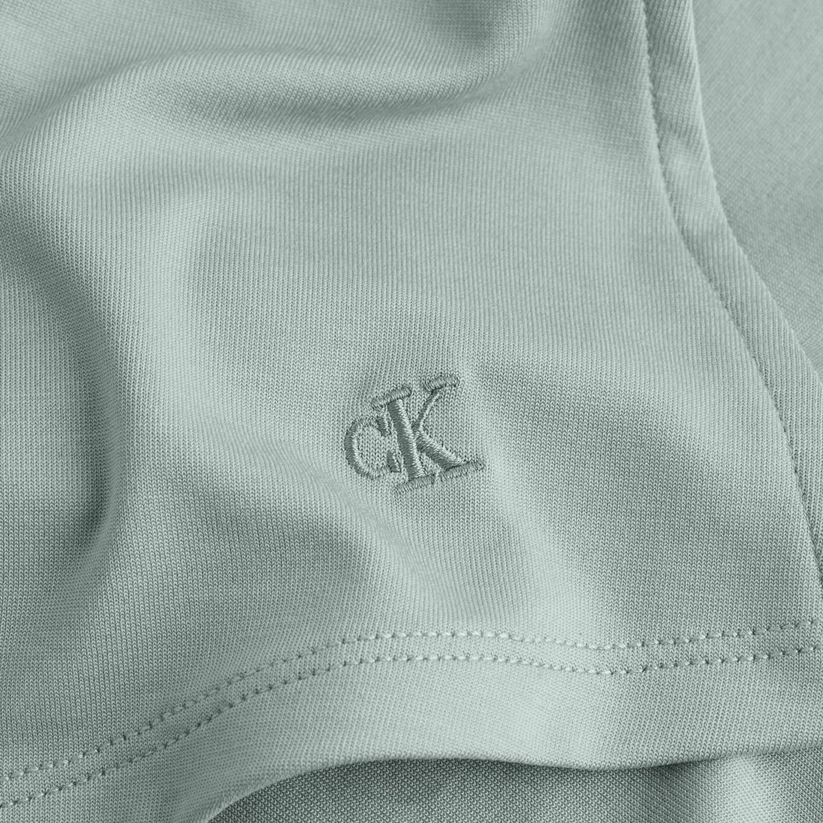 CALVIN KLEIN - Vestido Verde con detalle de modal Calvin Klein