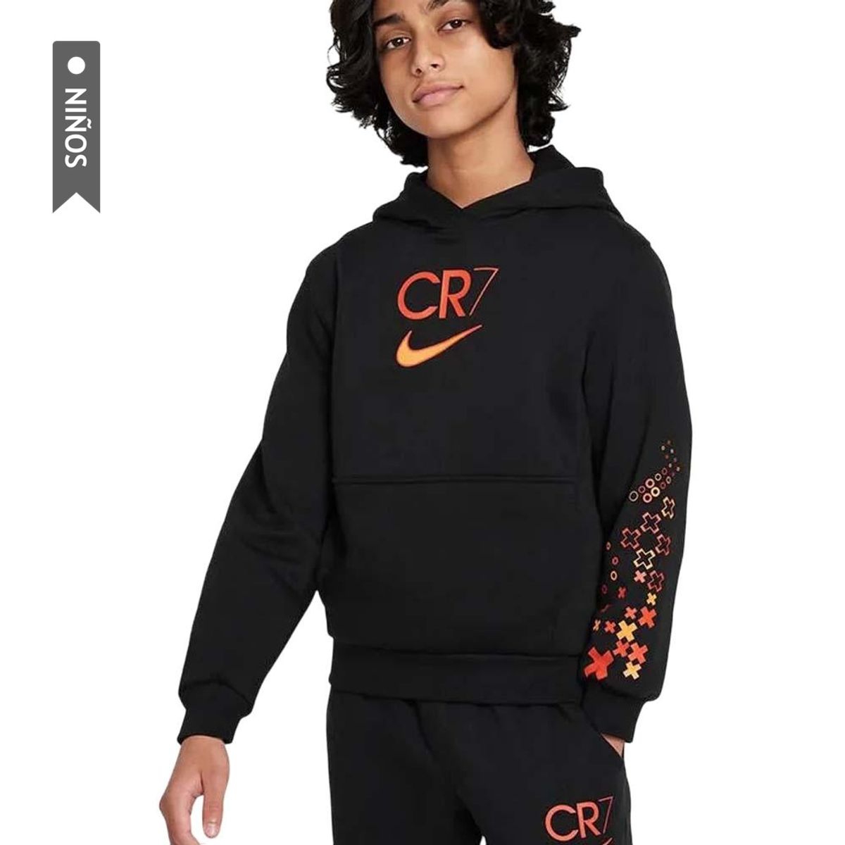 NIKE - Hoodie Nike Cr7 Niño-Negro