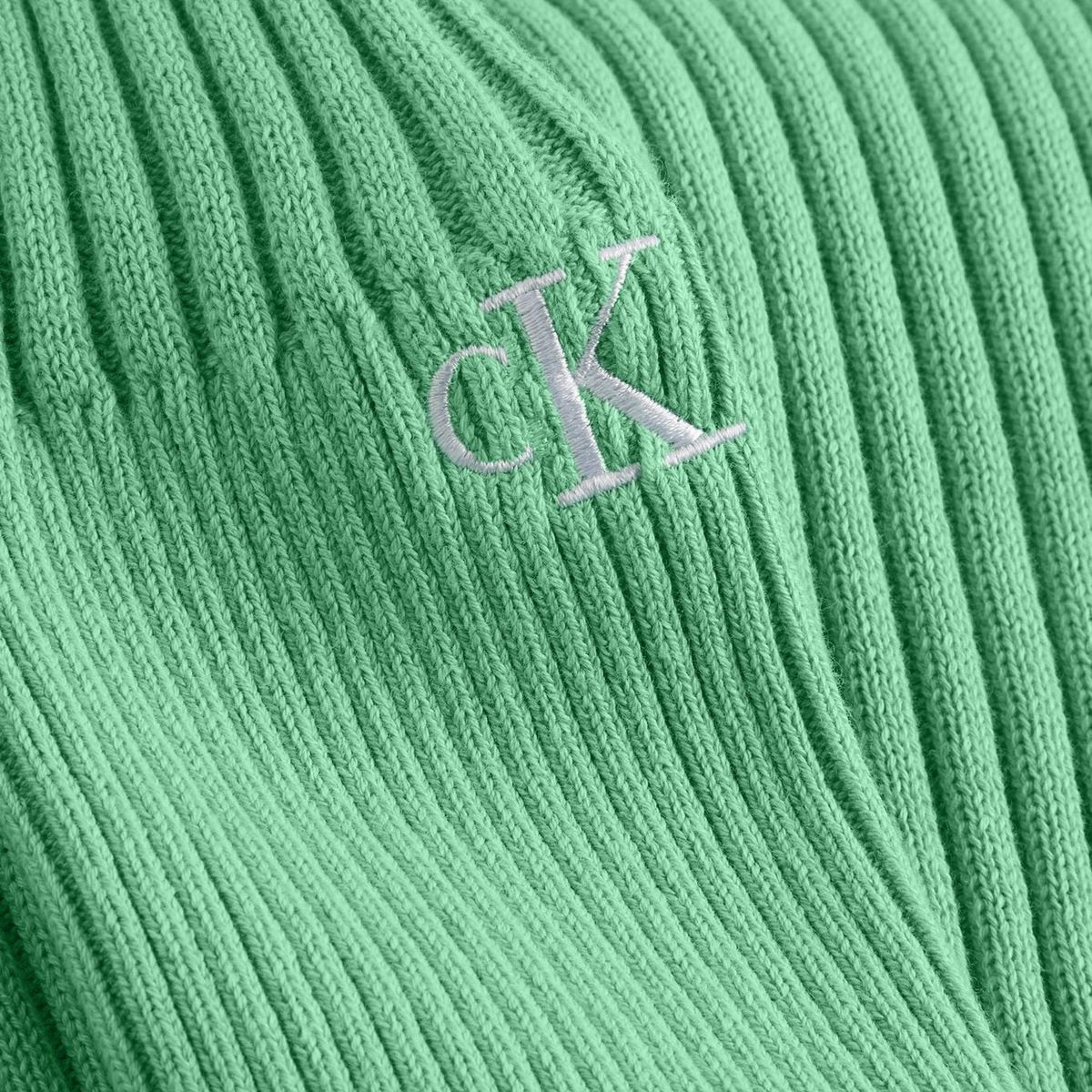 CALVIN KLEIN - Saco verde tejido con fruncidos laterales Calvin Klein