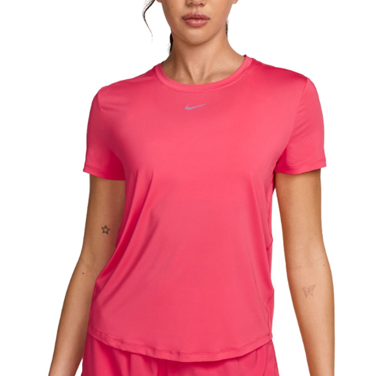 NIKE - Camiseta Nike Uno Clásico Mujer-Rosa