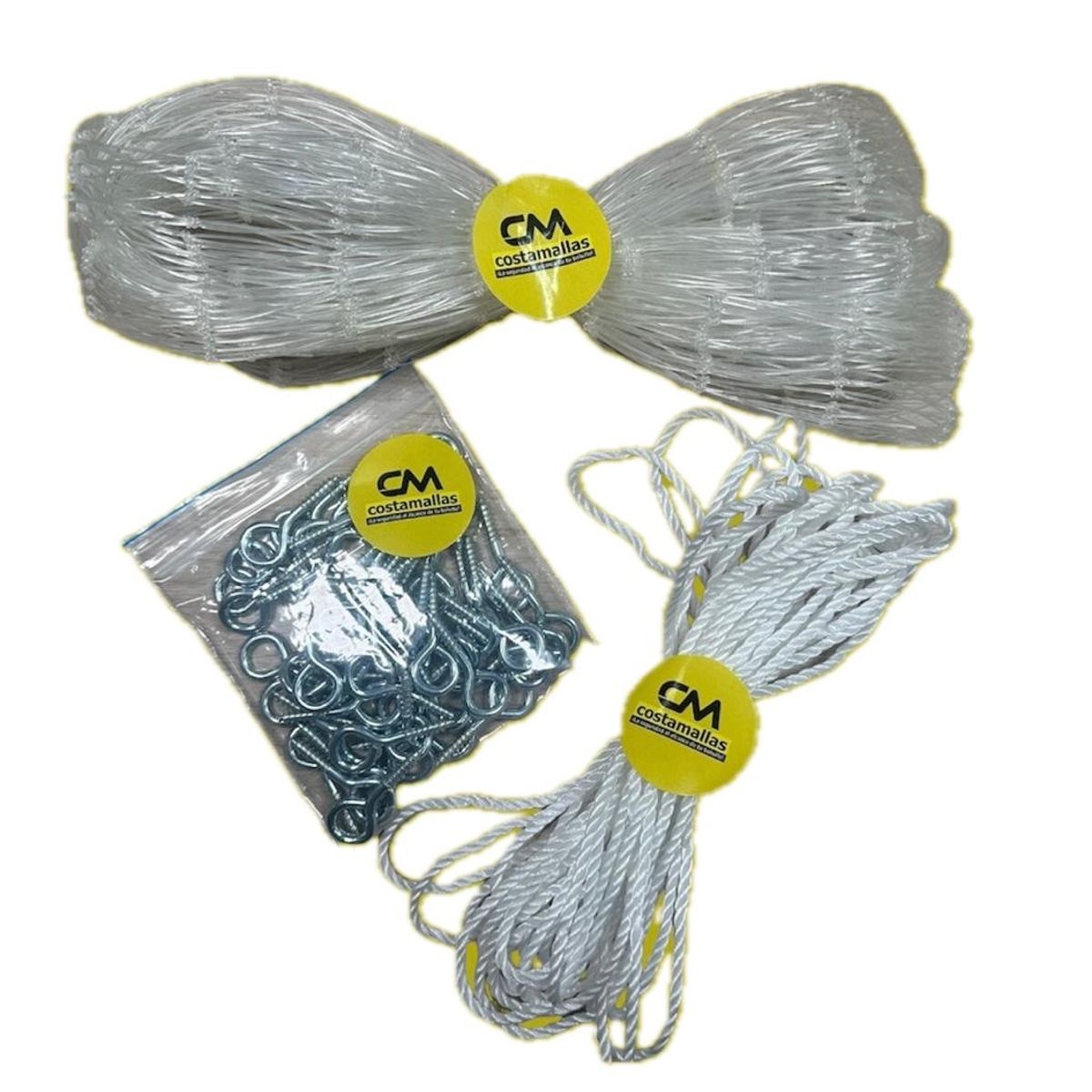 GENERICO - Kit Malla para Gatos - Proteccion ventana estandar 2 x 2 mts