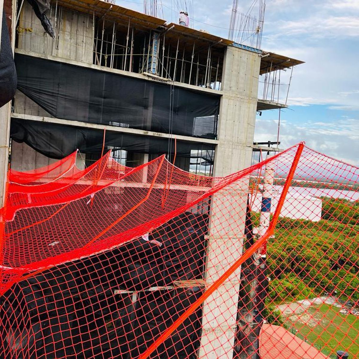 GENERICO - Malla de Seguridad anticaída para Construcción Certificada Norma UNE-EN 1263-1