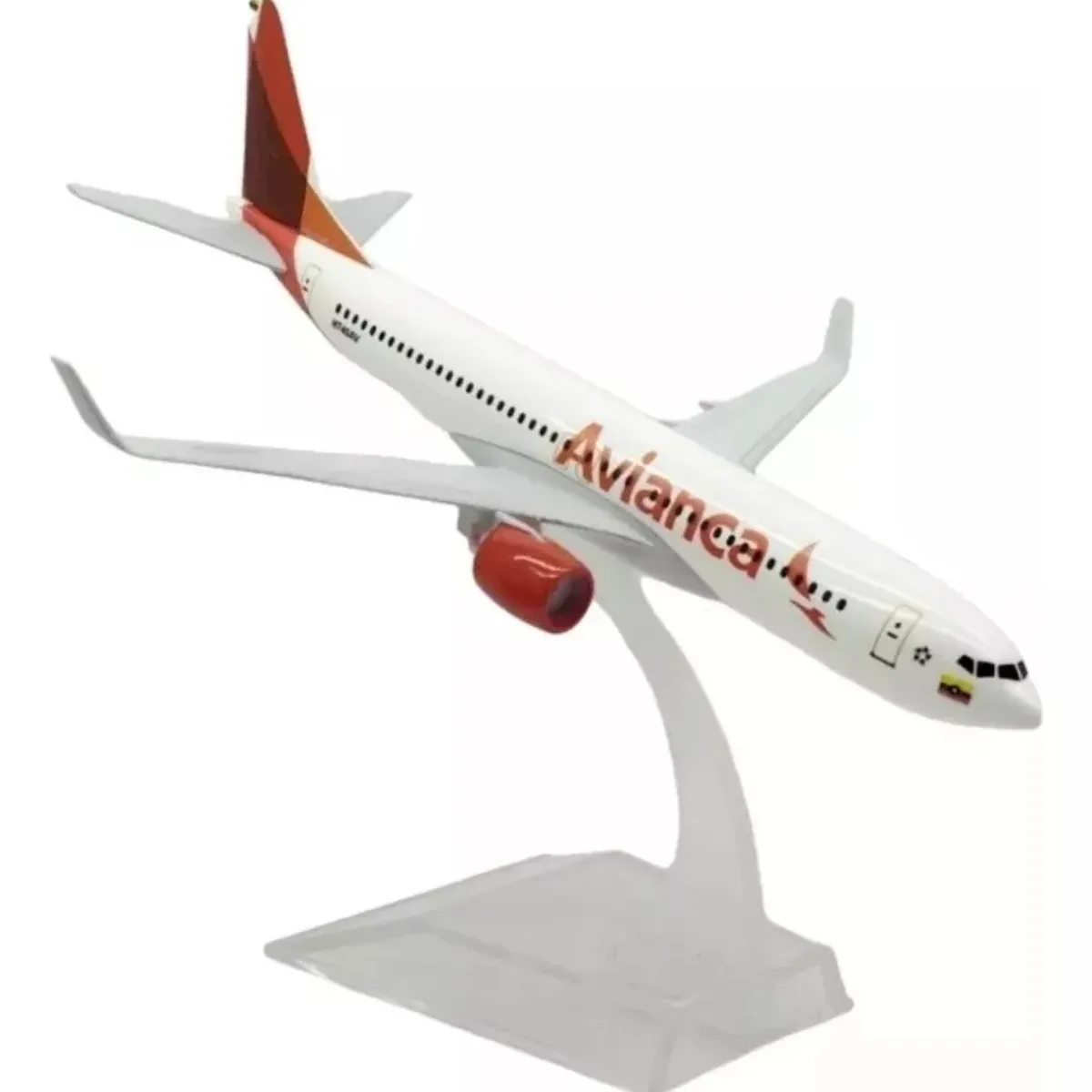 NEW RAIN - Avion A Escala Avianca Boeing 737 Metálico escala