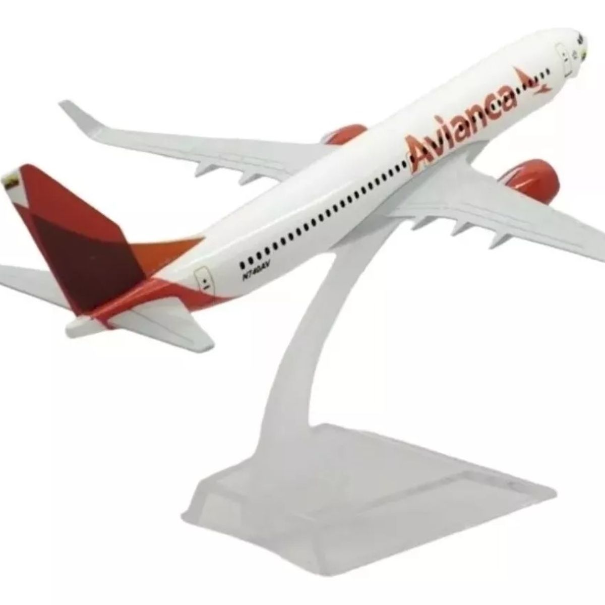 NEW RAIN - Avion A Escala Avianca Boeing 737 Metálico escala