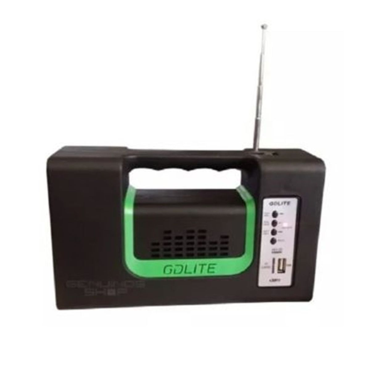 GENERICO - Kit Panel Solar Con Batería Y 3 Bombillos De 3w Usb 5v Radio