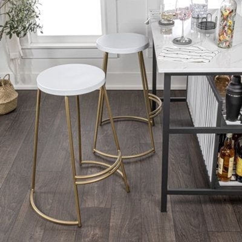 GENERICO - Silla Gold para Bar o Cocina sin espaldar