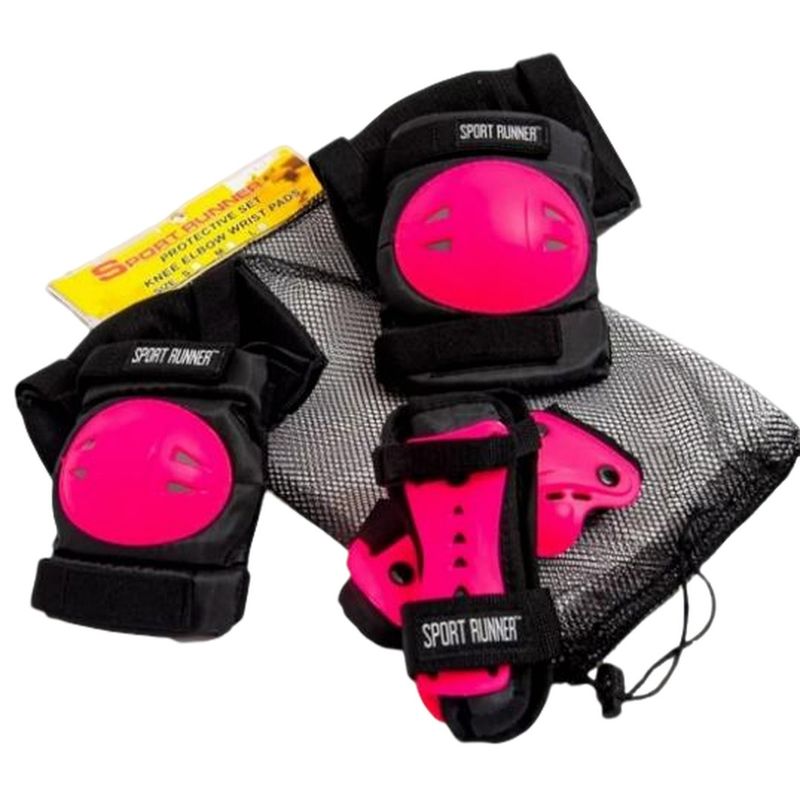 SPORT RUNNER - Kit Proteccion Patinaje Coderas Rodilleras Y Antifracturant