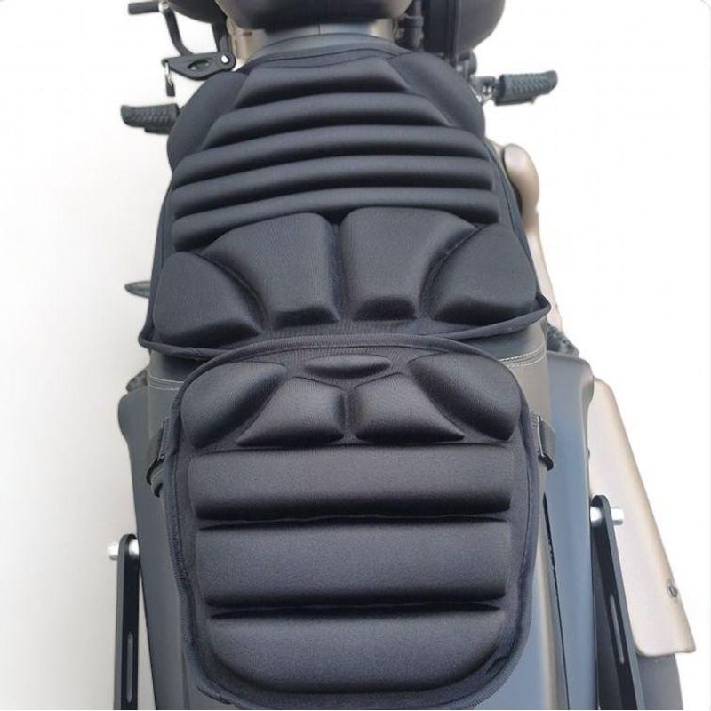 GENERICO - Confort Seat Moto Universal Cojin Acolchado Viaje