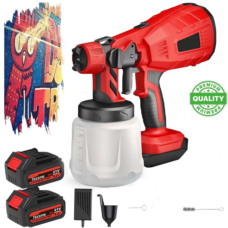 ONE PIXEL - Pulverizador De Pintura Electrico 800W + 2 Baterias One Pixel