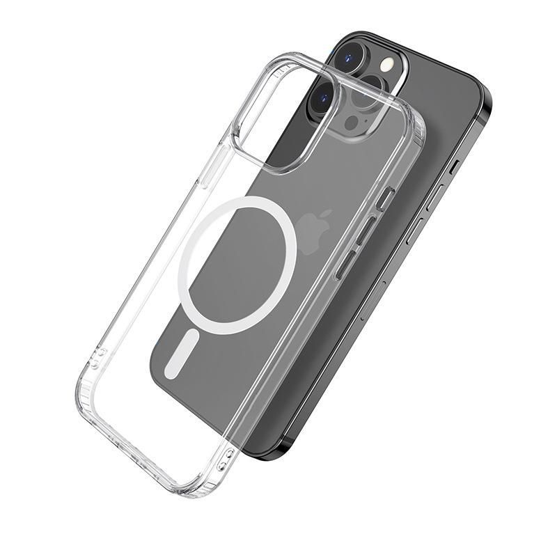 GENERICO - Estuche De Carga Magsafe Para iPhone 13 PRO MAX  - Transparente
