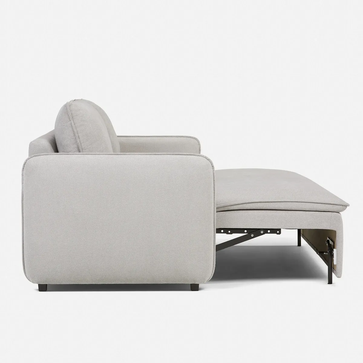 SOFA MARKET - Sofa Cama Cajon Max 2 Puestos Tela Crudo