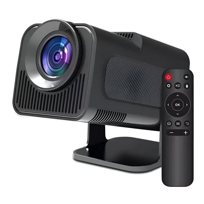 DANKI - Proyector LED HY320 5000 Lumenes Android 11 4K Soporte Wifi