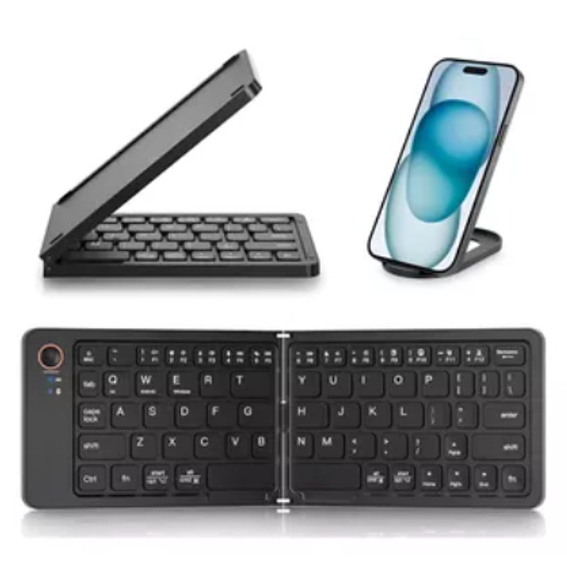 SHEN HUANG - Teclado Plegable Inalambrico Bluetooth Mini