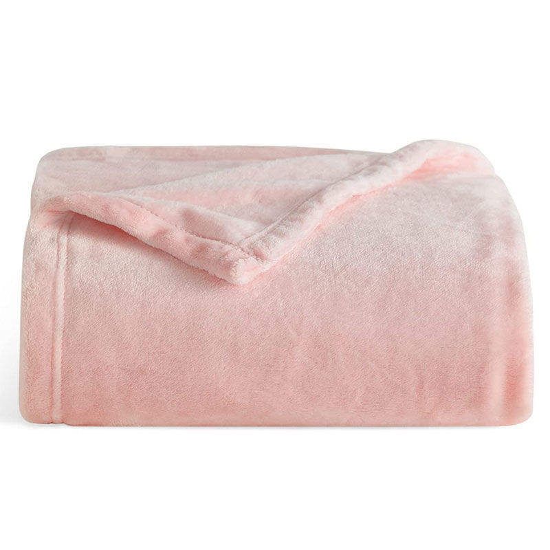GENERICO - Cobija Manta Cama Doble 190x220 cm rosado