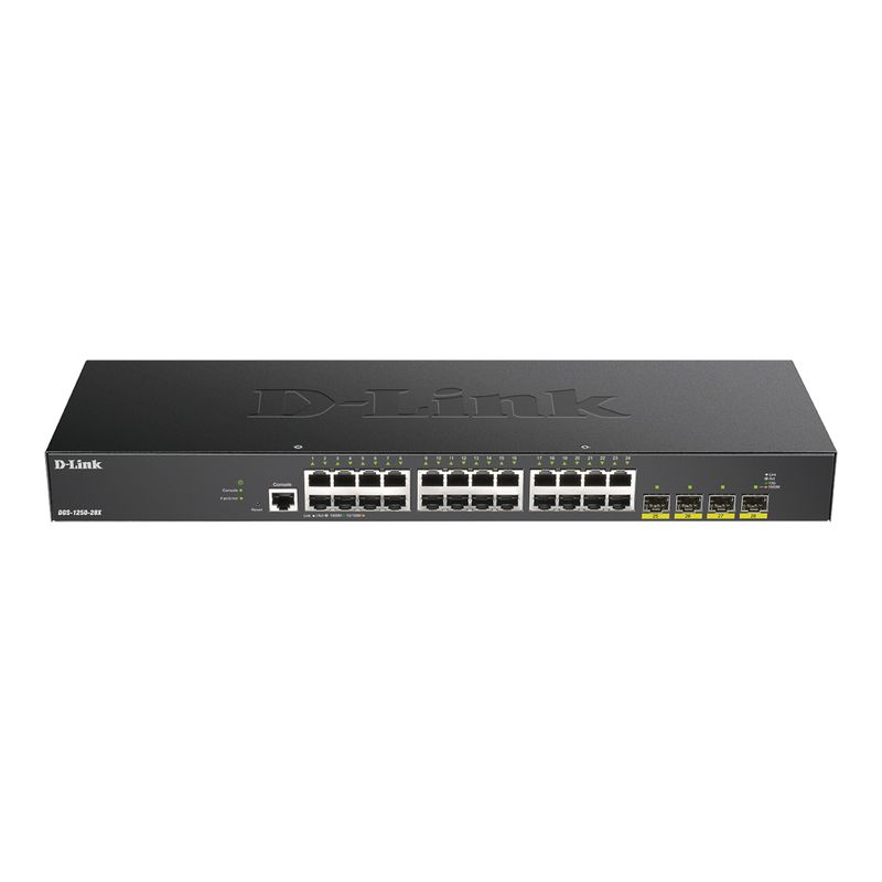 D LINK - Switch Admin D-Link DGS-1250-28X 24 Gigabit + 4 10G SFP+