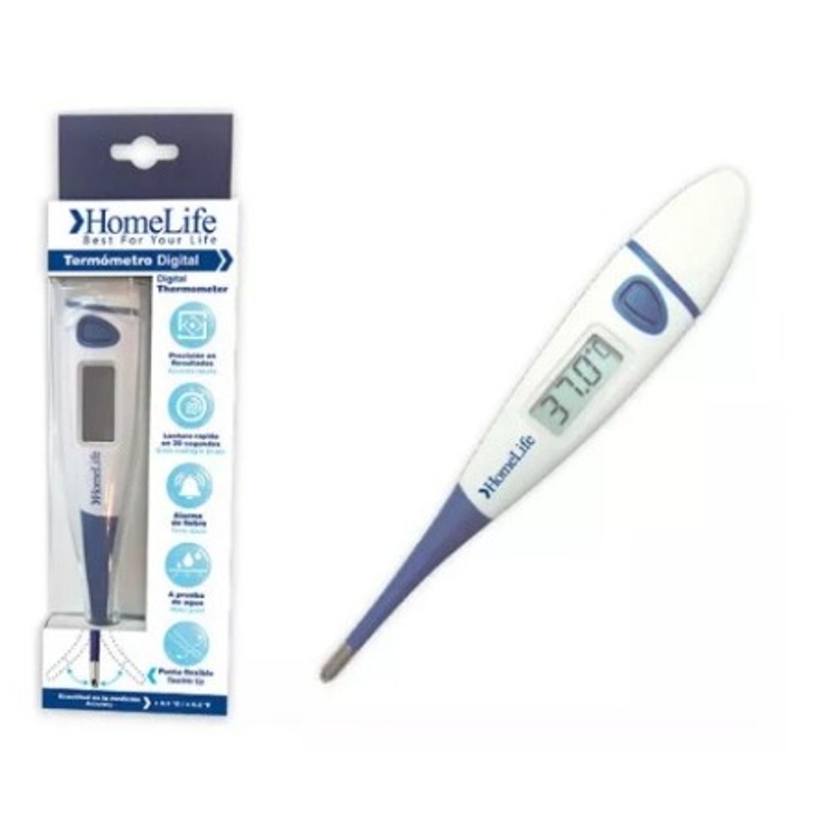 HOME LIFE - Termometro Digital Homelife Punta Flexible Mt-4318