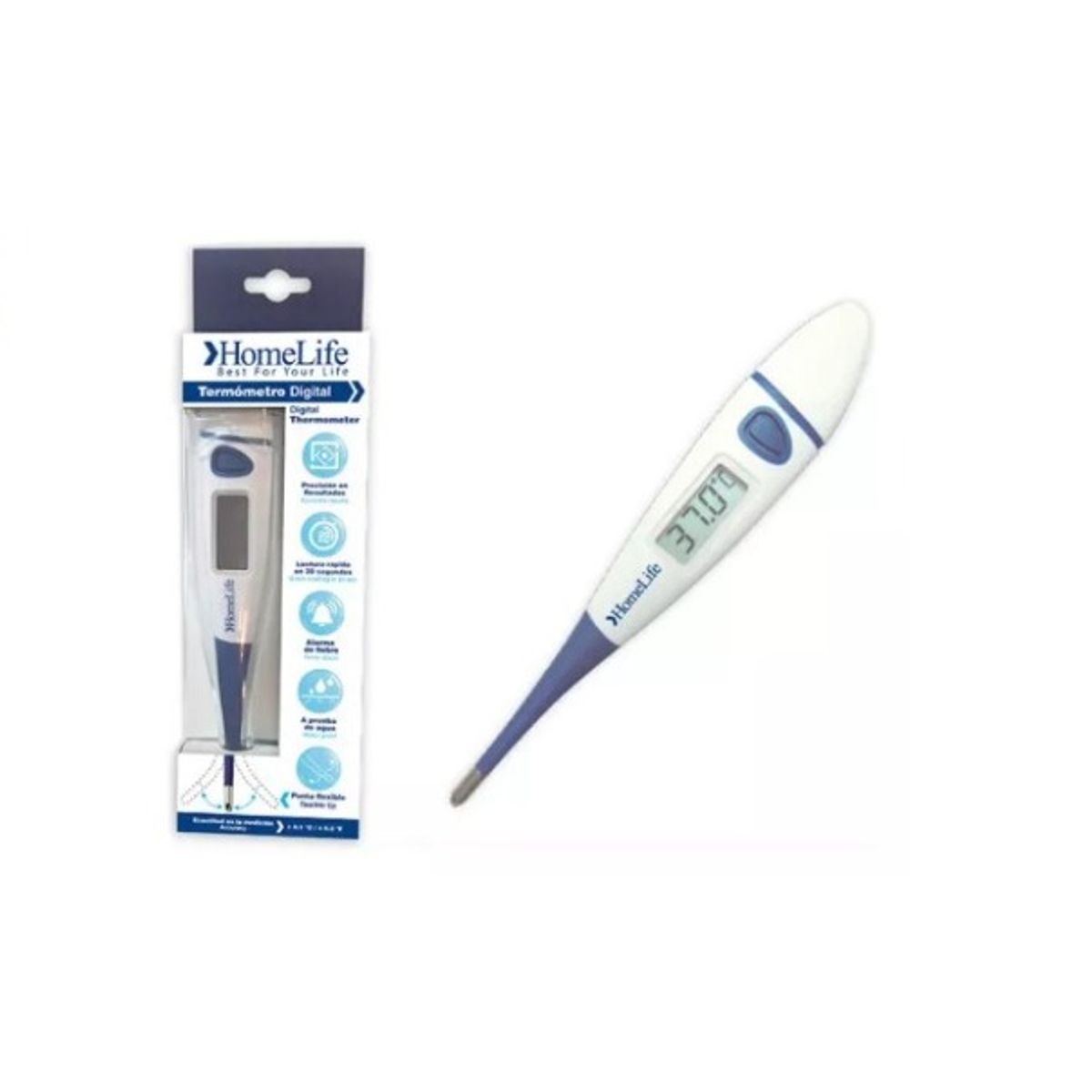 HOME LIFE - Termometro Digital Homelife Punta Flexible Mt-4318