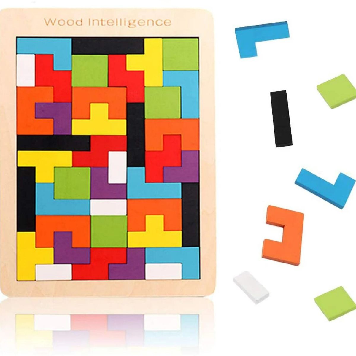 GENERICO - Juego Rompecabezas Bloques Tangram Didáctico Educativo
