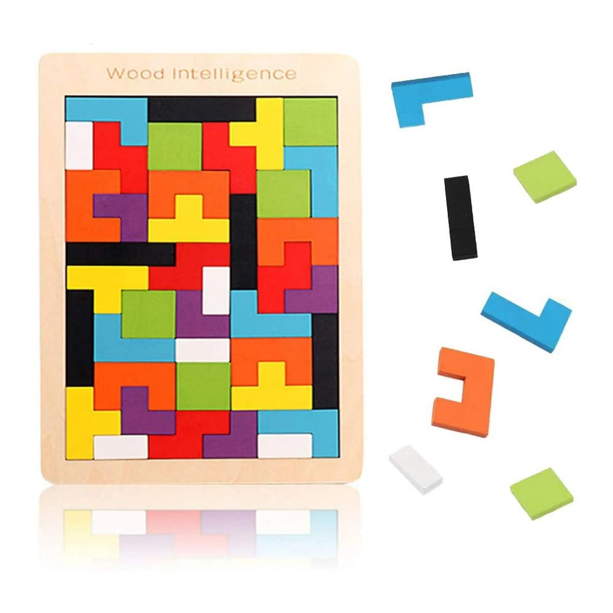 GENERICO - Juego Rompecabezas Bloques Tangram Didáctico Educativo