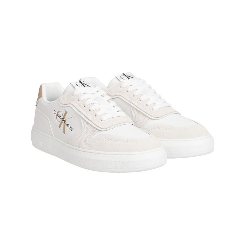CALVIN KLEIN - Tenis multicolor informales con detalles de gamuza Calvin Klein