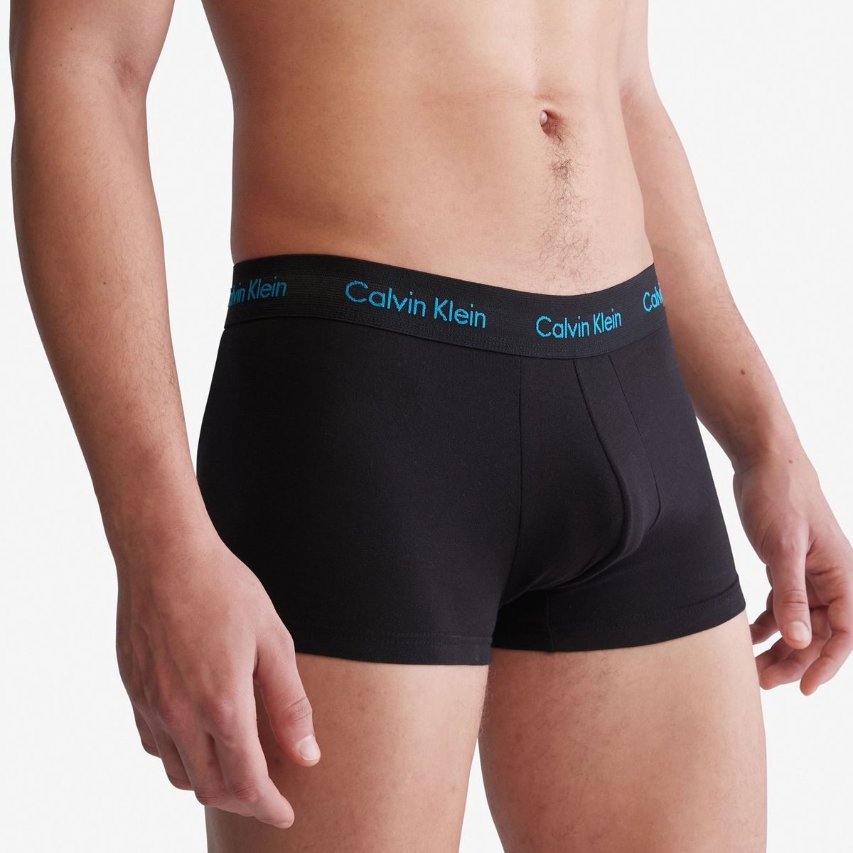 CALVIN KLEIN - Pack Negro De 3 Boxer Low Rise Trunk - Cotton Stretch Calvin Klein