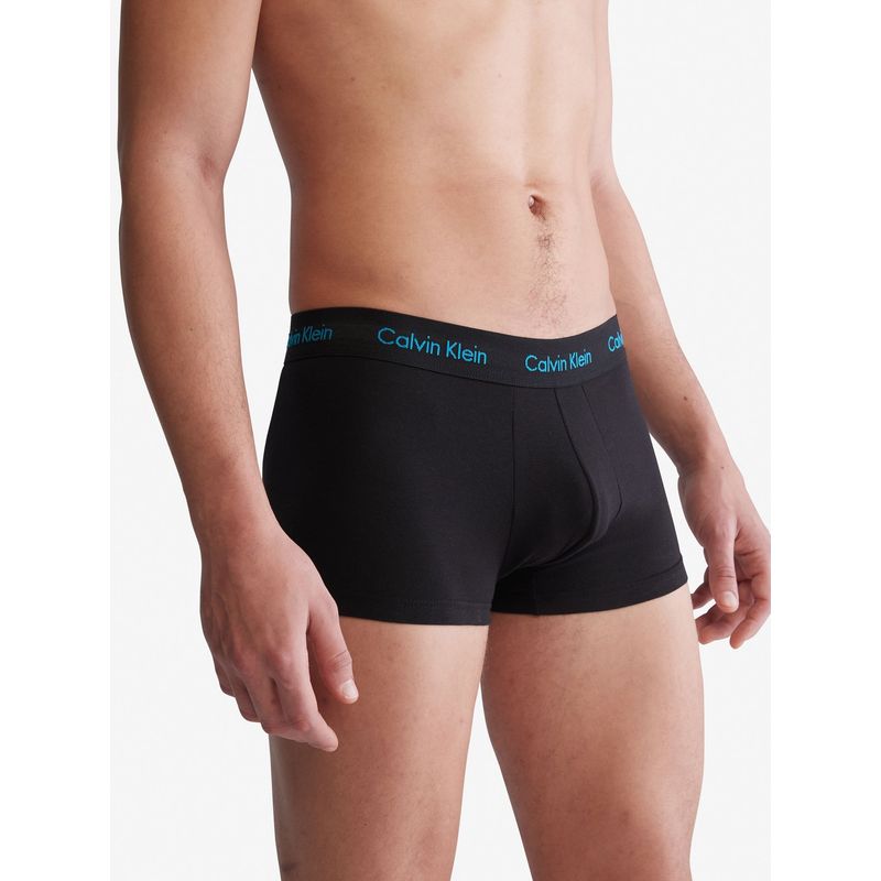 CALVIN KLEIN - Pack Negro De 3 Boxer Low Rise Trunk - Cotton Stretch Calvin Klein